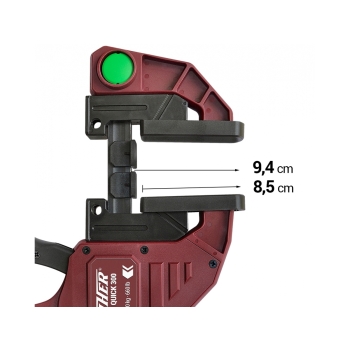 600 mm Ścisk stolarski automatyczny 300 kg MAXI QUICK PIHER