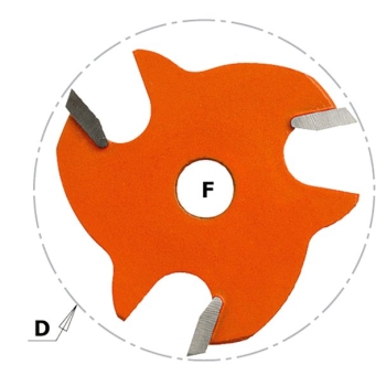 Frez piłkowy I=3,2 D=47,6 F=8, CMT 822.332.11