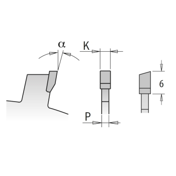 D=180 F=30 Z=18 Piła rowkująca, ząb płaski 4 mm CMT, 240.040.07M